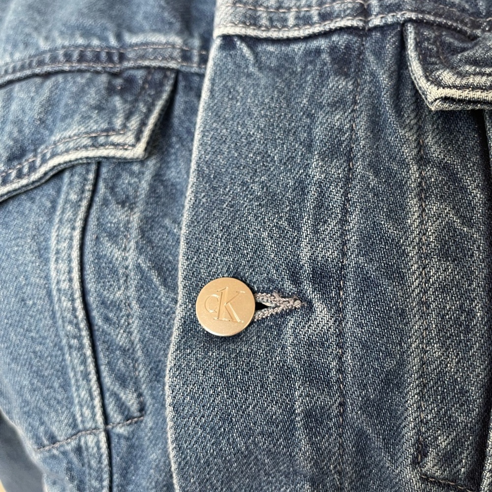 Calvin Klein Classic Blue Jean Jacket - Picture 4 of 4
